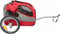 PetSafe Happy Ride Aluminium Dog Bicycle Trailer - Hondenfietskar - Lichtgewicht - Medium in de kleur Rood - Large in de kleur Blauw - Medium Rood