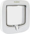 Petsafe Kattenluik Met 4-Weg Handmatig Veiligheidssysteem - Kattenluik - 21.9x4.8x21.9 cm Wit