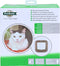 PetSafe® Manual Locking Cat Flap met 4-standen - Wit of Bruin - Voor Katten tot 7 kg - Bruin