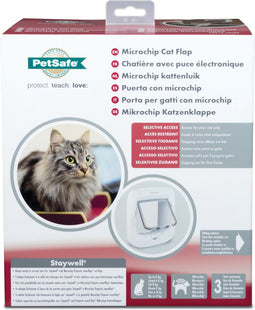 PetSafe Microchip - Wit - Kattenluik - 12,2 x 23,9