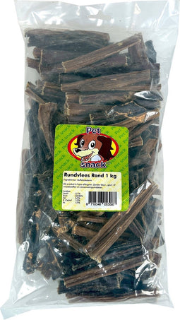 Petsnack Rundvlees Rond Keelpit 1 KG