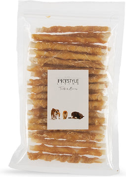 Petstyle Living Gedraaide Sticks met Kip - Hondensnacks - 30 Stuks