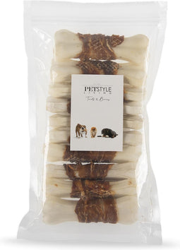 Petstyle Living Geperst Bot met Eend - Hondensnacks - 10 Stuks - 12,35cm