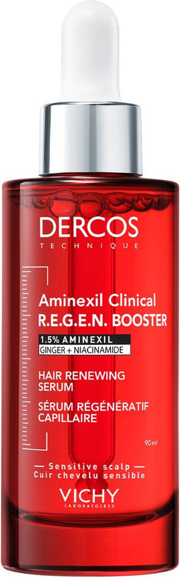 Vichy Dercos Aminexil Clinical R.E.G.E.N. Booster Serum - Anti-haaruitval - Met 1,5% Aminexil gemberextract en niacinamide - 90ml
