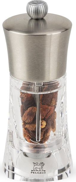 Peugeot Ouessant Pepermolen Voor Chili 14 cm - Transparant - Acryl/inox