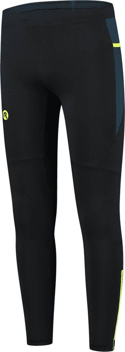 Rogelli Electro - Hardloopbroek - Gevoerd Dynatherm Flex 220 - Zwart/Fluor - Maat S