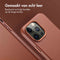 Accezz MagSafe Leather Backcover - Soft case - Krasbestendig - Bruin (iPhone 14 Pro Max)