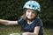 Mini Hornit Lids - Fietshelm voor Kinderen - LED achterlicht - Lichtblauw (M)