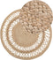 DIKILI - Laagpolig vloerkleed - Beige - 120 cm - Jute