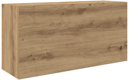 vidaXL - Badkamerwandkast - 80x25x40 - cm - bewerkt - hout - artisanaal - eikenkleur