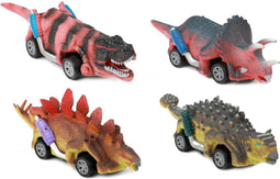 World of Dinosaurs Dino Pullback Auto, 4st.