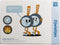 PexKids Behandel wielen 12 ~ 20 PEXKIDS ROCKET/Tiger -Blau