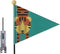 PexKids Beveiligingsvlag Pexkids Tiger Green met tijgerprint