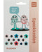 PexKids Bicycle sprak kralen Pexkid's Flowers gesorteerd 4-kleurig (12 stuks op kaart)