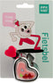 PexKids Fietsbel Hartje chroom-roze