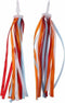 PexKids Fraaie Franje Stuurslingers - Streamers - Stuur Versiering 26 cm Blauw/Oranje