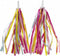 PexKids Fraaie Franje Stuurslingers - Streamers - Stuur Versiering 26 cm Blauw/Oranje