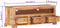 vidaXL - Tv-meubel - 110x30x40 - cm - massief - acaciahout - bruin