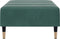 vidaXL - Voetenbank - 77x55x31 - cm - fluweel - donkergroen