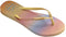 Havaianas Slim Gradient Sunset - Teenslippers - Geel (37/38)