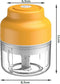 Elektrische Mini Hakmolen USB 250ML Portable - Groentesnijder - Hakmolen Elektrisch - Food Chopper - Uiensnijder - Uisnijder - Keukenmachine - Keukengerei - Draadloos