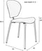 Zuiver The Ocean Chair Eetkamerstoelen Coconut Milk - Set van 2