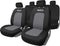 Set hoezen voor zittingen Sparco Sport Zwart/Gris