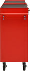vidaXL - Gereedschapswagen - met - 21 - lades - staal - rood