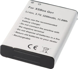 Batterij geschikt voor WiFi-hotspot 4G-systemen XSBox GO +, Li-ion, 3,7 V, 3200 mAh, 11,8 Wh