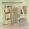 Eugad Draaibare Boekenkast 360° - Licht Eiken - 40 x 94,5 x 40 cm