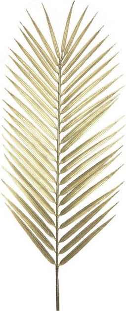 Kunsttak palm leaf large champagne 109 cm