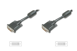 Mercodan AK-320101-020-S - DVI-kabel DVI-D 24+1 - 2.00 m - Zwart