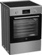 Beko FBMA6930GX - Vrijstaand inductiefornuis - 4 kookzones - RVS