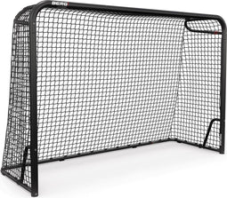 BERG SportsGoal M Voetbaldoel - 240x160 cm - Geïntegreerde Scoreteller - incl. 4 Pionnen - Zwart/Rood