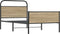 vidaXL - Bedframe - zonder - matras - bewerkt - hout - sonoma - eikenkleur - 100x190cm