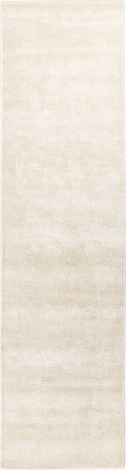 GESI II - Vloerkleed - Lichtbeige - 80 x 300 cm - Viscose