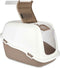 Kattenbak Wit Beige Plastic 39,7 x 57 x 39 cm (6 Stuks)