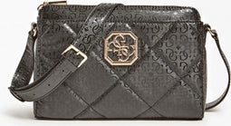 Guess Dilla - Schoudertas - Glanzend met logo - Zwart