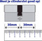 Pfaffenhain SKG3 - cilinderslot - dubbele cilinder - 30/30 -ZS31E