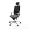 Bureaustoel met hoofdsteun Piqueras y Crespo 4B086G1 Grijs