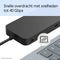 Microsoft Surface USB4-dockingstation EP2-19987 - USB4 40 Gbps - 65 W snelladen - Zwart