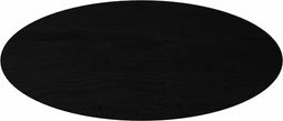 vidaXL - Tafelblad - 140x60x4 - cm - ovaal - massief - eikenhout - donkerbruin