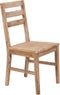 vidaXL - Eetkamerstoelen - 2 - st - massief - acaciahout