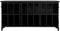 HSM Collection Dressoir Manhattan- metaal/glas - zwart