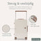 Skycases City Walker - Grote Reiskoffer 94L - Lichtgewicht & Sterk - 360° Spinner Wielen - TSA-slot - Wetpouch - Beige