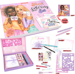 Depesche TOPModel - Handlettering brievenbox - 10 vellen briefpapier 3 stickervellen 5 kaarten 10 enveloppen 4 stiften