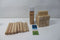 Bex Sport Original Kubb - Buitenfamiliespel - Inclusief katoenen bewaarzak - Rood