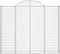 vidaXL - Schanskorven - 4 - st - gewelfd - 200x30x160/180 - cm - ijzer