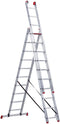 Altrex All Round 3x10 sporten - Reformladder - Lichtgewicht aluminium - Uitgeschoven lengte 6.65m - Werkhoogte 7.30m