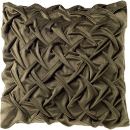 Dutch Decor MIRA - Sierkussen 45x45 cm - Mayfly - groen - Inclusief binnenkussen